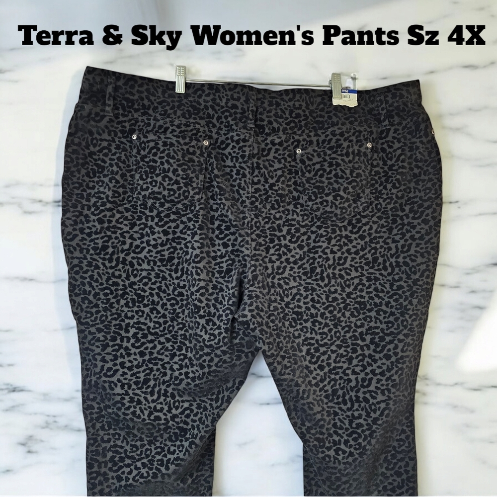 Terra And Sky Women's Jeggings Sz 4x (28-30 Waist)